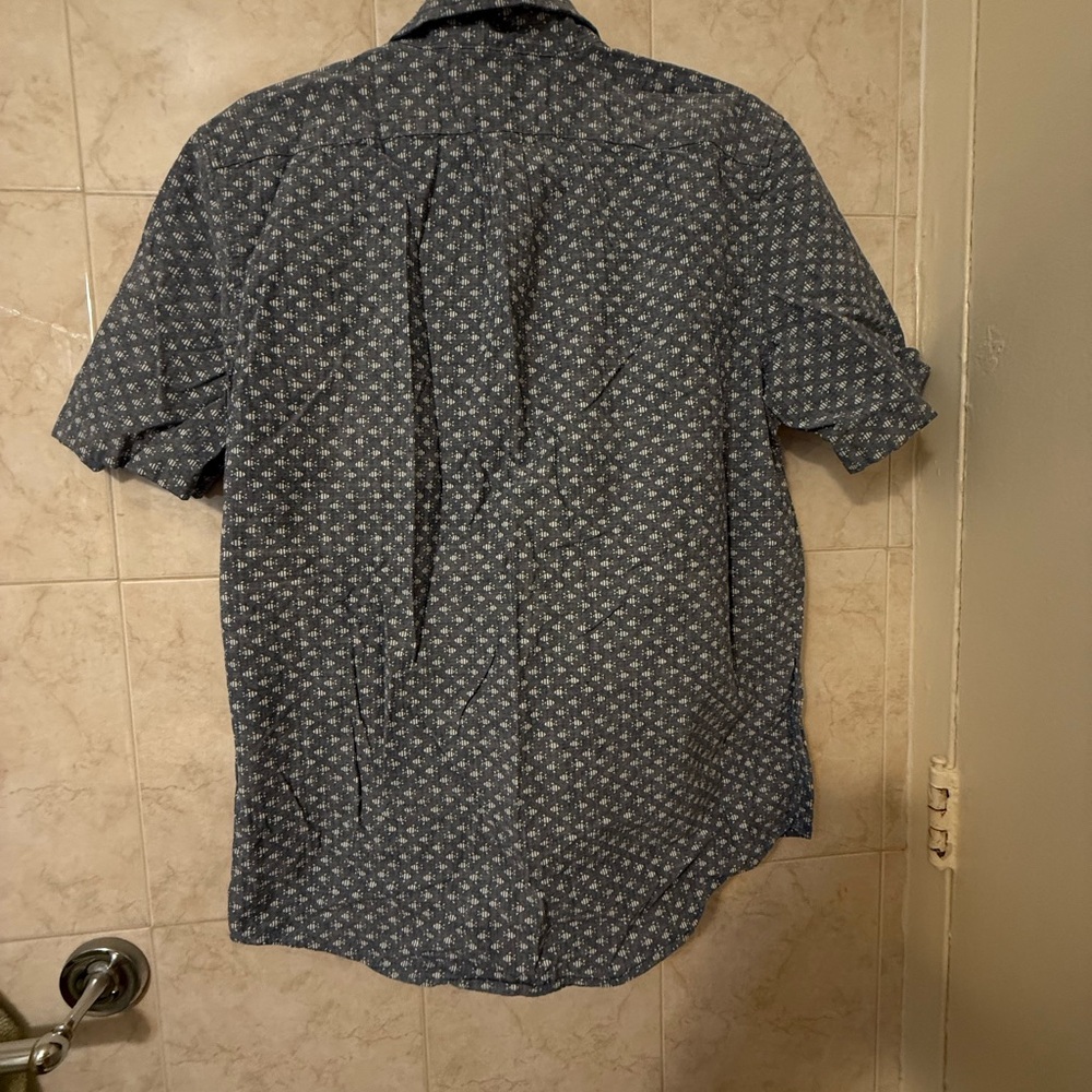 Vineyard Vines Navy Patterned Button Down Shirt - image 3